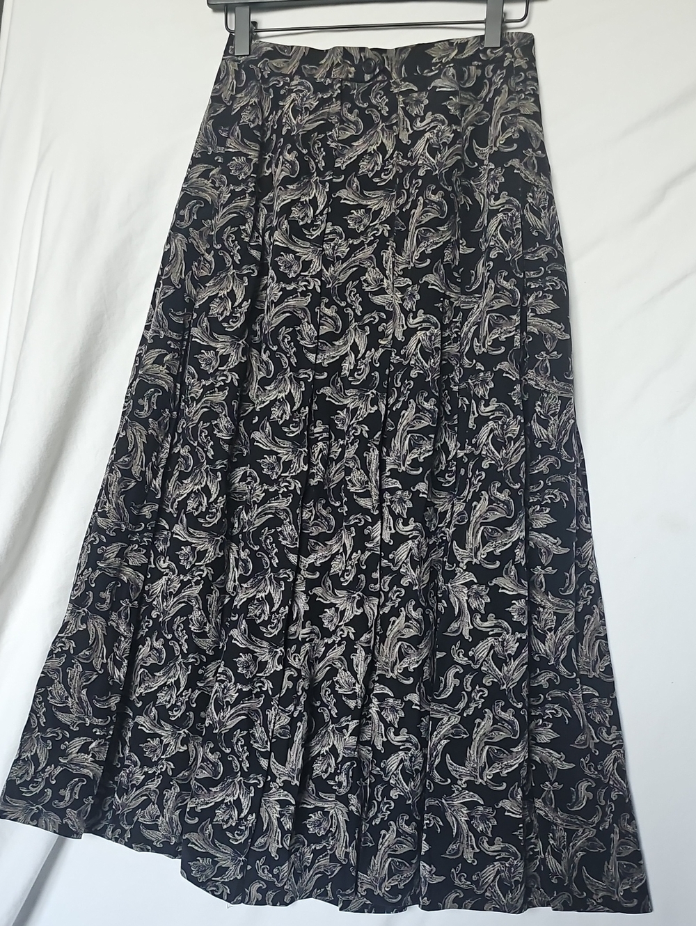 Vintage Mark Shale Patterned Maxi Skirt
